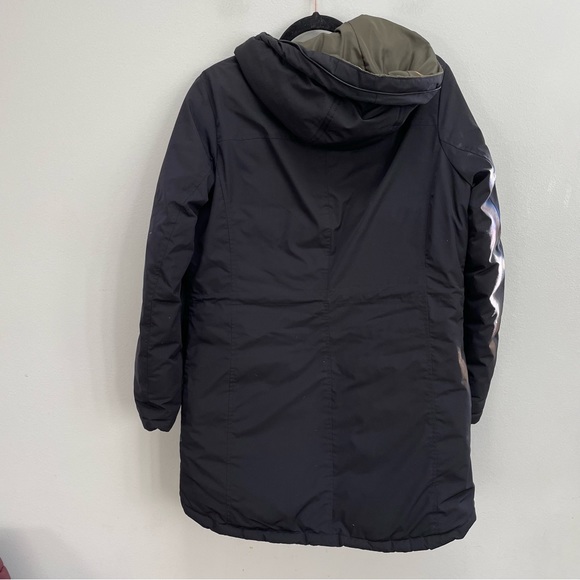 Michael Kors down jacket soft shell with hood longline women’s size small - Picture 5 of 10